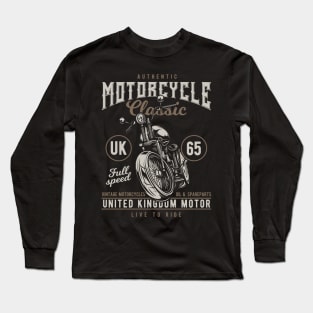 Vintage Motorcycles Long Sleeve T-Shirt